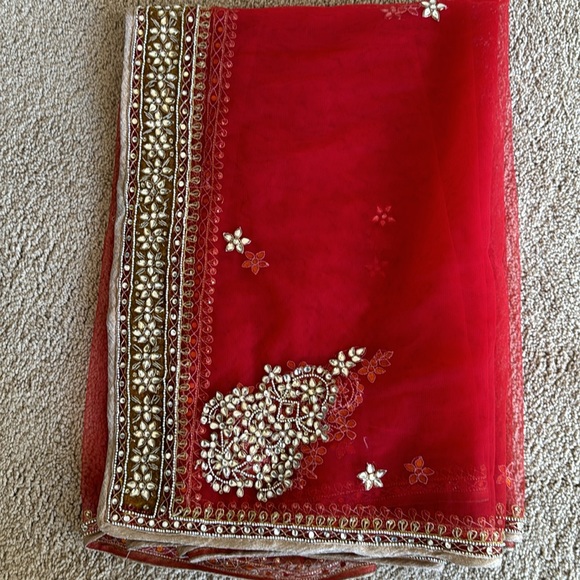 Two stunning Net dupatta - Picture 6 of 7